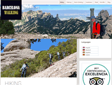 Tablet Screenshot of barcelonawalking.net